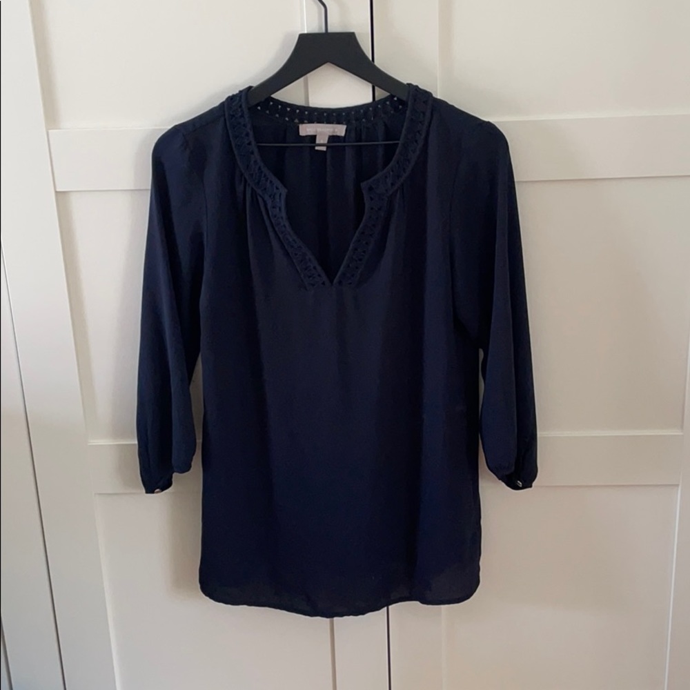 Banana Republic Navy Blouse